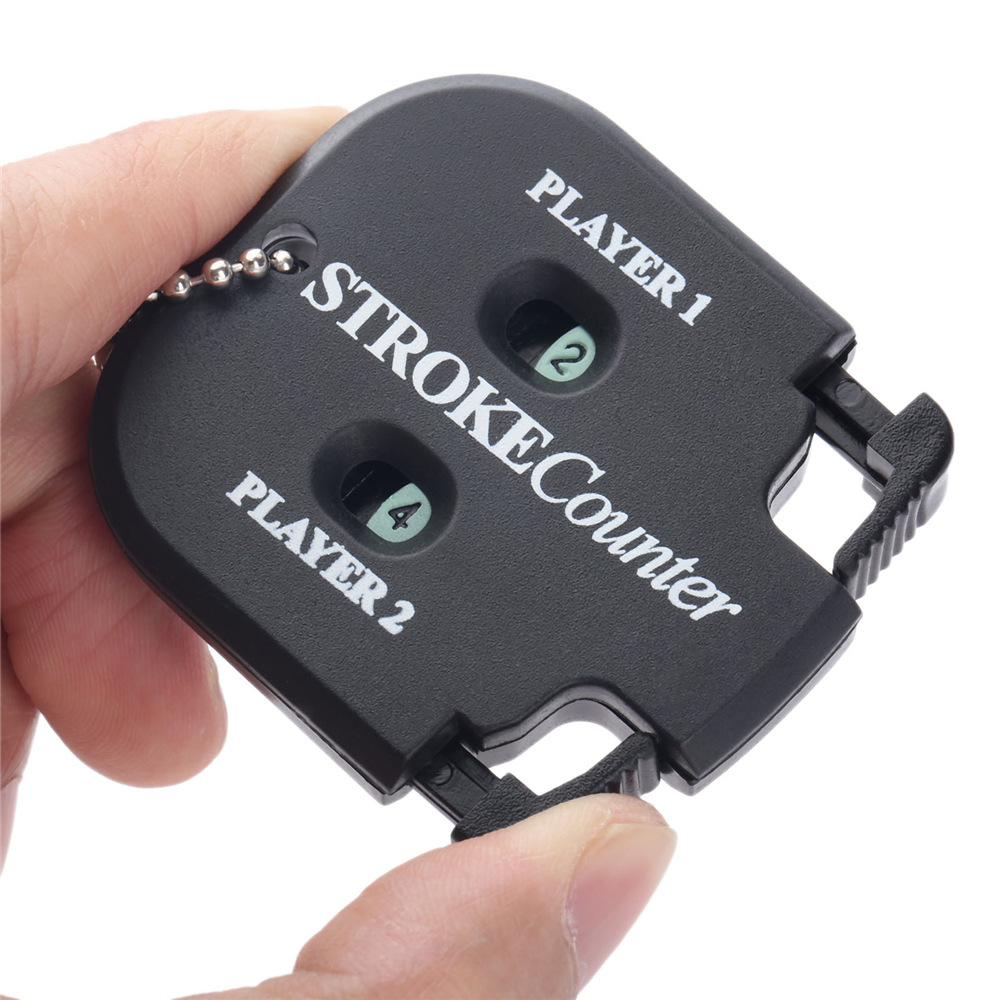 Golf Square Scorer Two-wheeled Scorer Scorer Mini Simple Double Counter