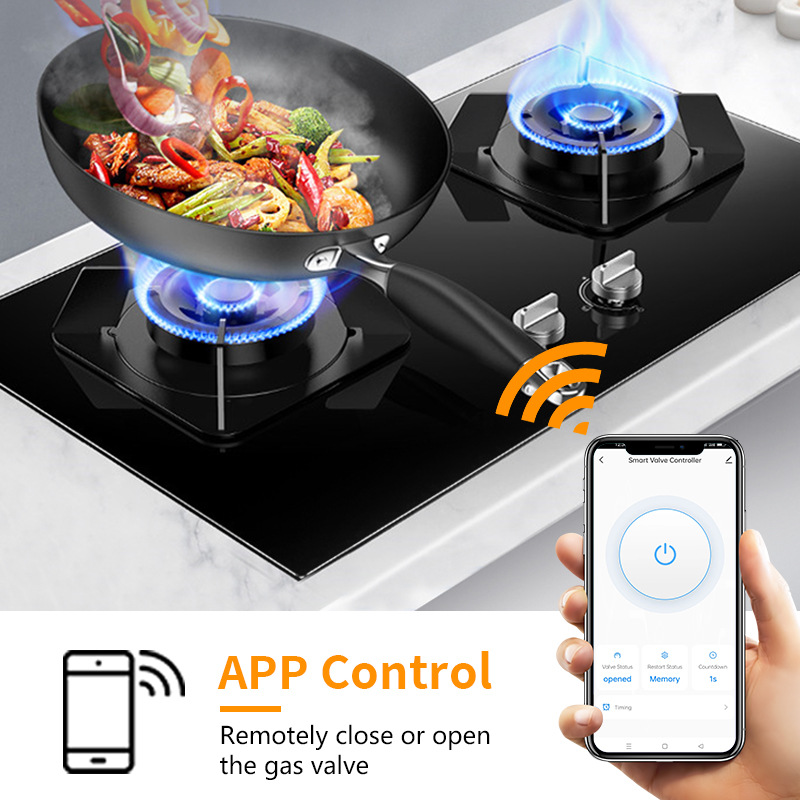 Graffiti smart WiFi valve manipulator water valve leakage gas switch 46 points controller mobile phone Remote timing