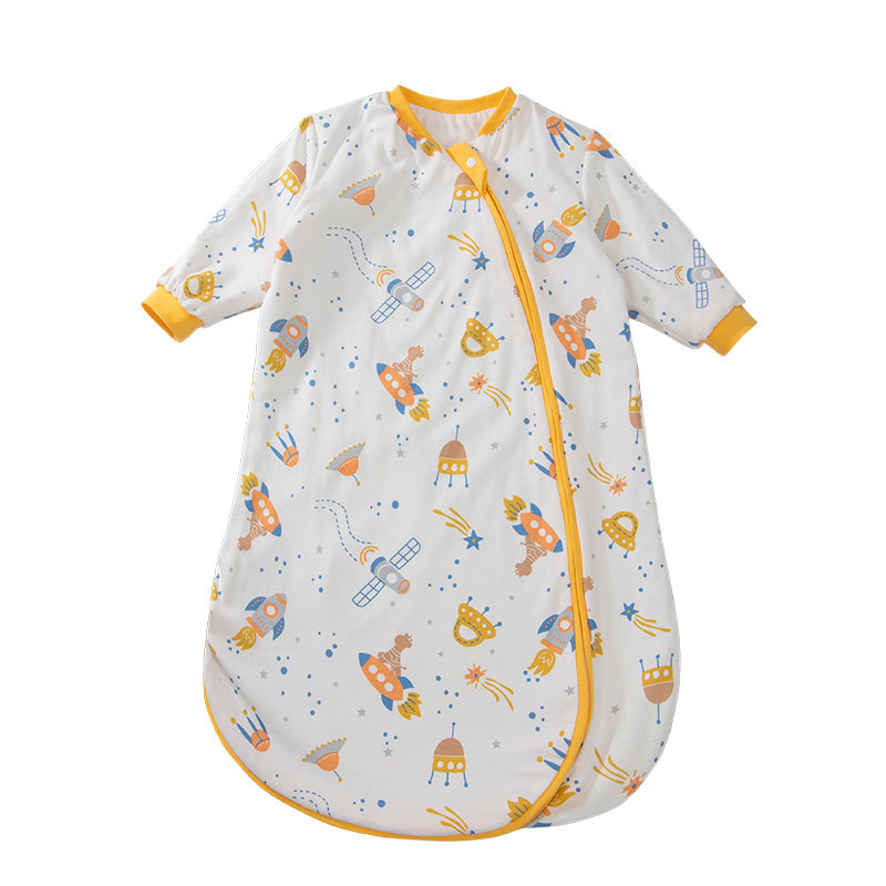Bidole Baby Sleeping Bag Spring Summer Autumn One-piece Cotton Four Seasons Universal Children's Kick-proof Thin Baby Sleeping Bag