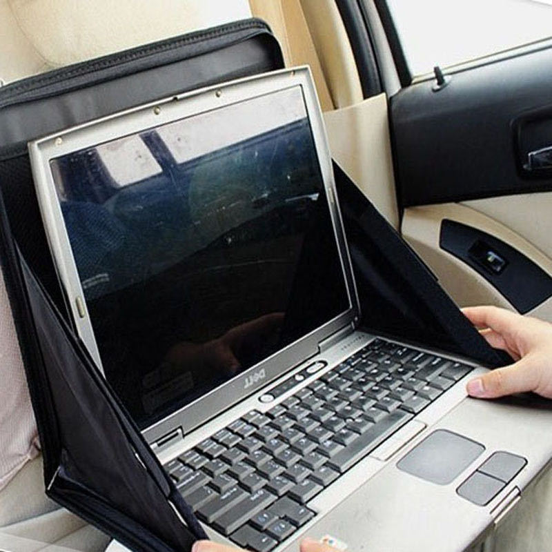 Factory Direct car Oxford cloth folding notebook bag car computer desk bracket chair back sundries bag