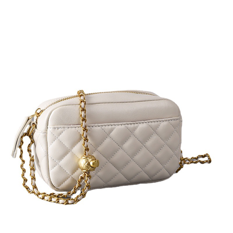 Okaqi new women's bag Korean style small square bag fashion simple messenger bag shoulder bag fashion rhombus bag wholesale