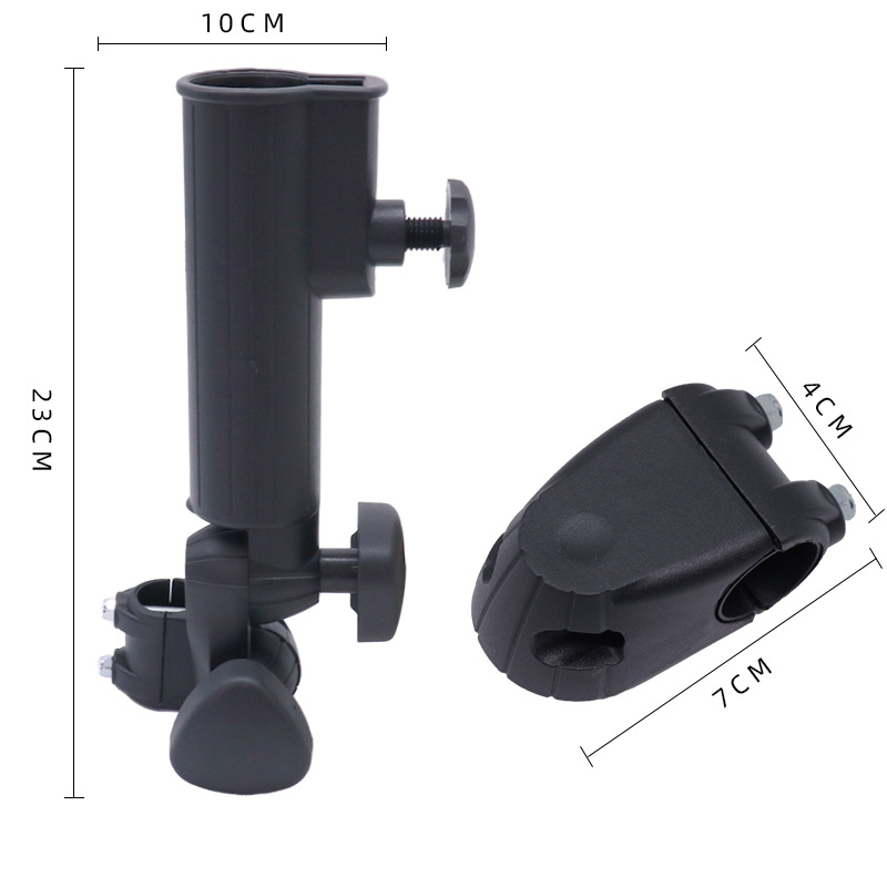 Factory Explosions Golf Umbrella Holder Plastic Black Adjustable Angle Umbrella Cartridge Accessories
