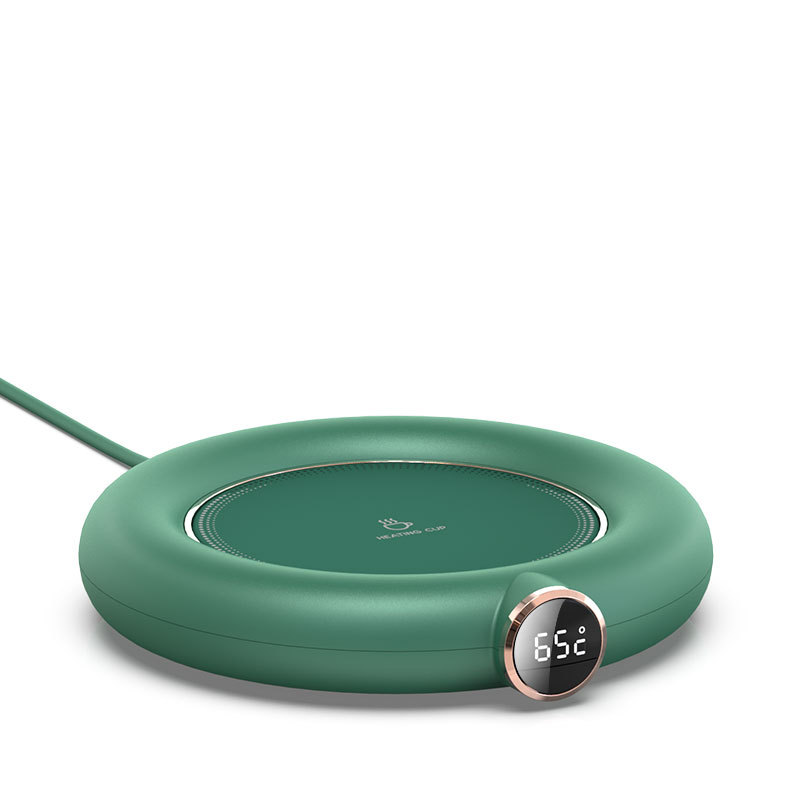 Donut usb heating warm coaster constant temperature coaster three digital adjustment timing insulation heating pad