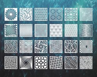 Amazon's New 24 Geometric Painting Templates in the Second Half of the Year Furniture Wall Painting Floor Decoration Hollow Template