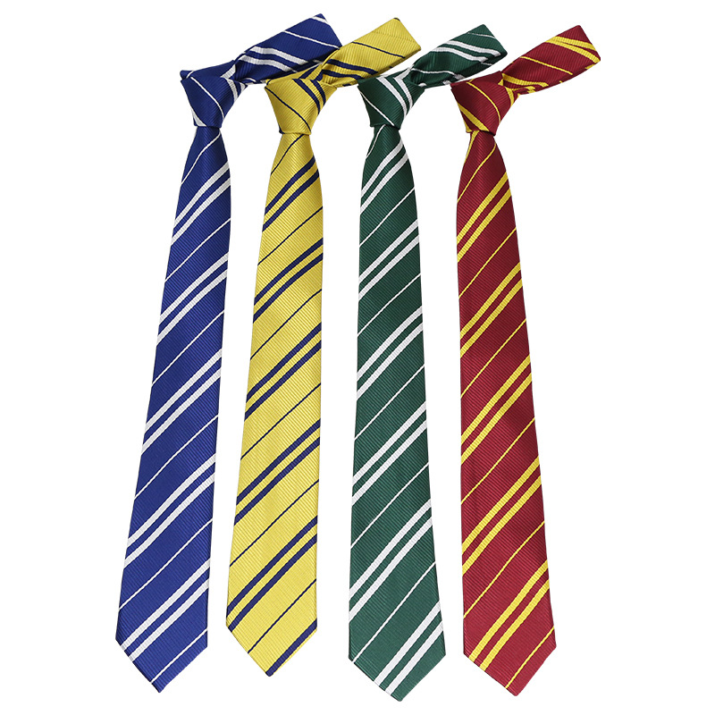 Harry Potter tie College men's arrow cartoon tie men's striped hand tie wholesale