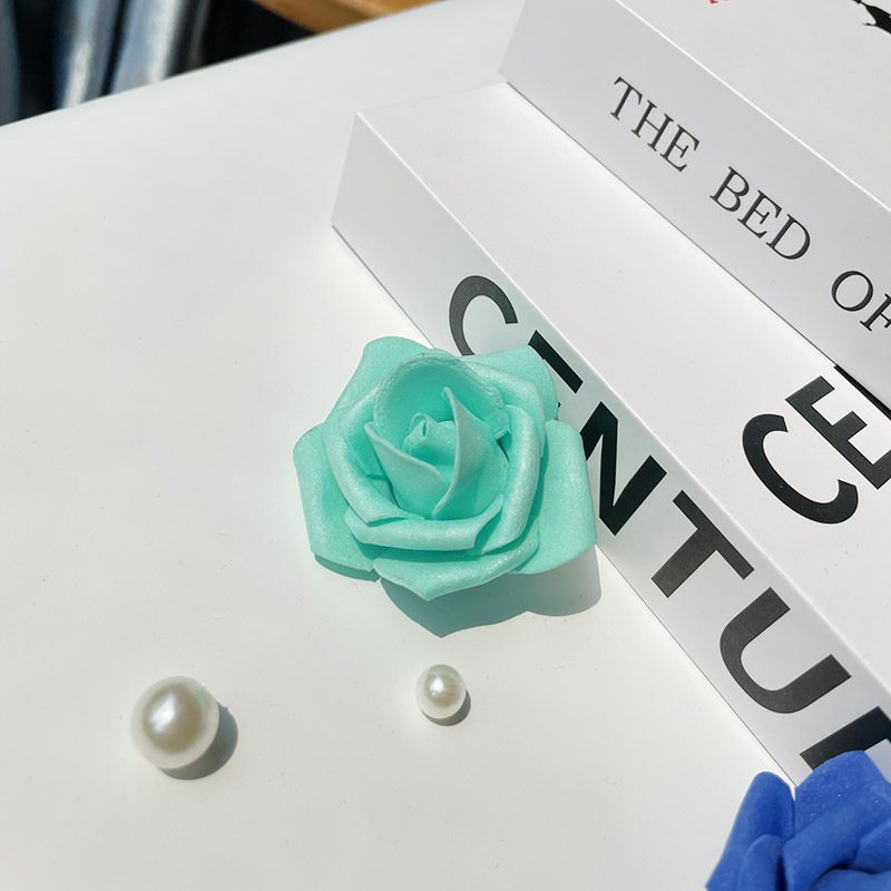 4cm small rose artificial flower PE foam flower head flower bear wedding artificial rose home decoration fake flower