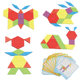 Montessori Animal Intelligence Puzzle Tangram Children Boys Girls Early Education Wooden Educational Toys Gift Building Blocks