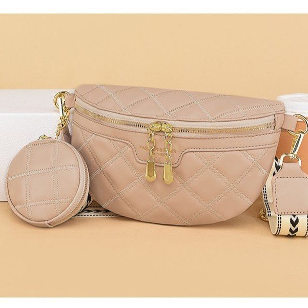 Internet Celebrity Cowhide Leather Chest Bag Women's 2022 New Fashion Crossbody Bag All-match Mengchu Waist Bag Trendy Niche Design