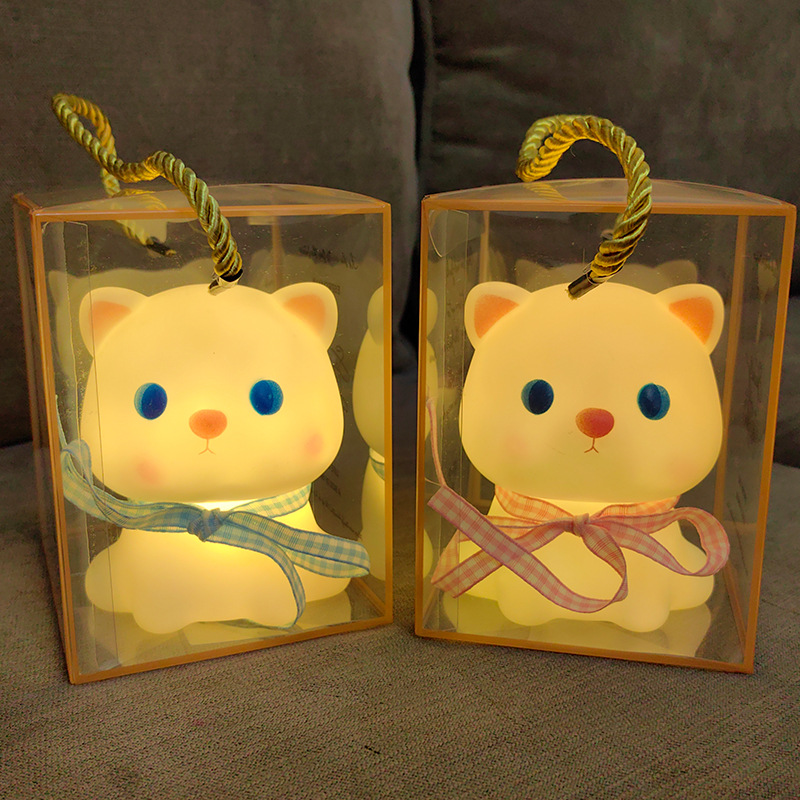 Children's Night Light Night Market Stall Cute Luminous Toy Children's Gift Accompanying Gift Internet Celebrity Ring Small Toy