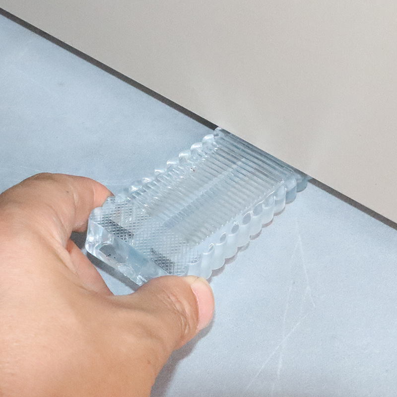 Household door stopper silicone non-perforated door stopper windproof anti-collision transparent door stopper safety door card door stopper