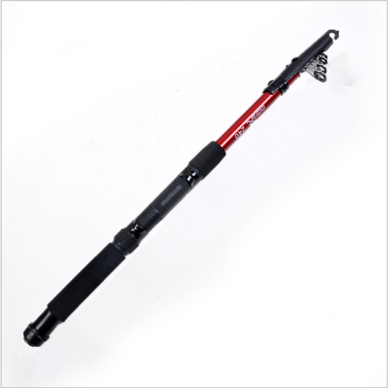Long Shuai fishing rod wholesale red thread sea Rod long throw Rod Glass steel rod factory lamp rod cross-border small sea Rod