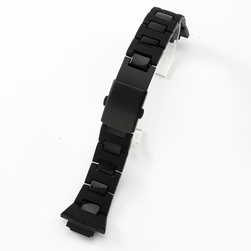 Modified composite plastic steel watch strap suitable for casilou block DW5600/GW-B5600/GA-2100