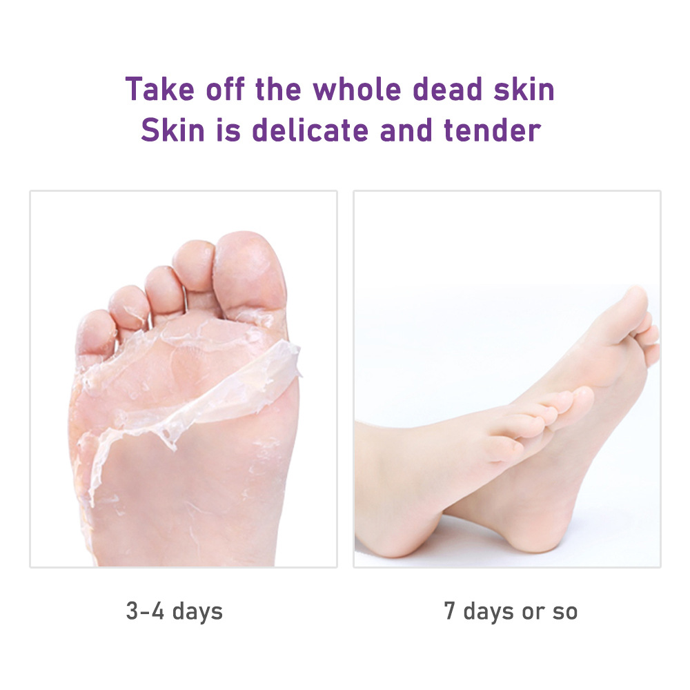 Cross-Border explosion lavender Foot Mask to remove dead skin calluses heel horny Foot Mask Foot care Foot Mask