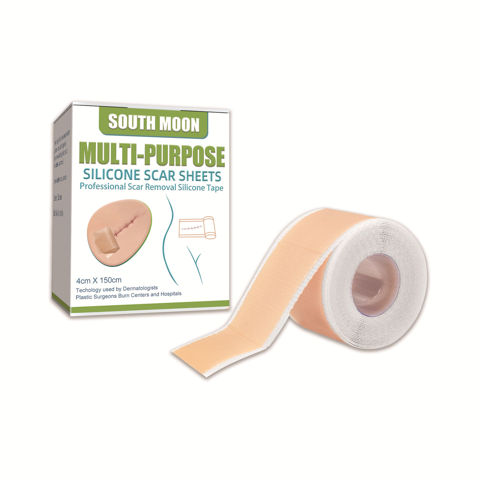 South Moon Silicone Gel Scar Patch for Desalination and Repair Skin Pregnancy Smoothing Skin Surgical Scar Patch