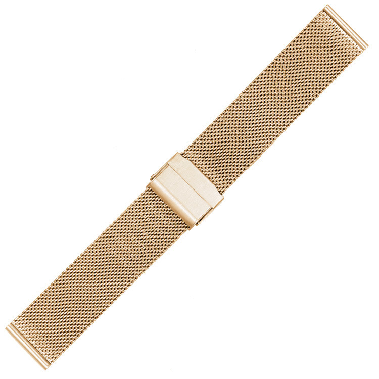 Accessories wholesale for dw watch with 06 line Milanese mesh metal strap double buckle stainless steel bracelet