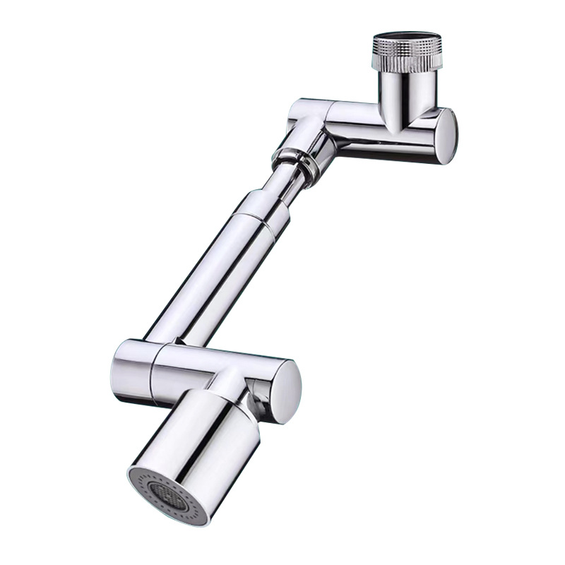 New telescopic mechanical arm faucet extender lengthened splash-proof foaming artifact water nozzle rotatable multi-function connection
