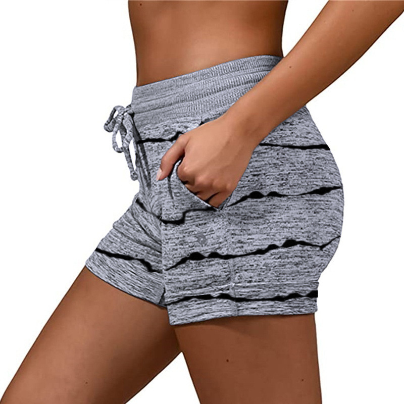 2023 Europe and the United States wish new TEMU women's quick-drying shorts yoga pants casual sports waist stretch shorts