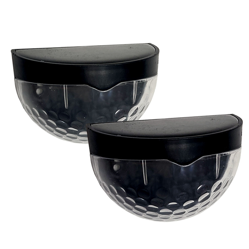 Solar 6LED semicircle fence lamp led Flood lamp Wall washer lamp step lamp light and shadow wall lamp water drop wall lamp