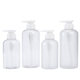 Xumin packaging 300ml transparent shower gel bottle shampoo bottle 500ml large capacity pet press bottle Lotion Bottle