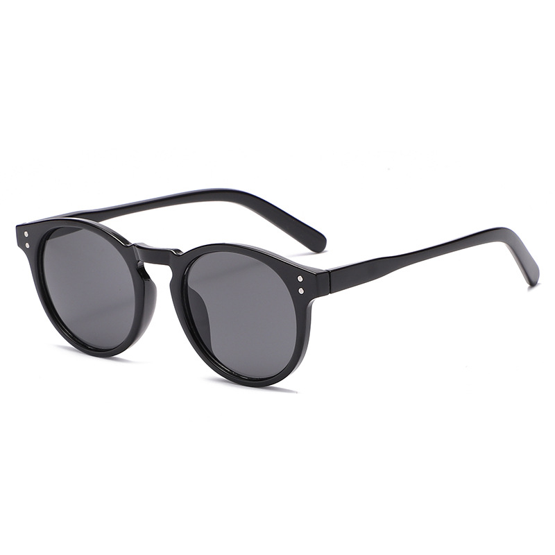 New Retro Small Frame Star Sunglasses Men and Women European and American Street Pat Rice Nails Sunglasses Trend Korean Style Glasses s21244_voghion.com