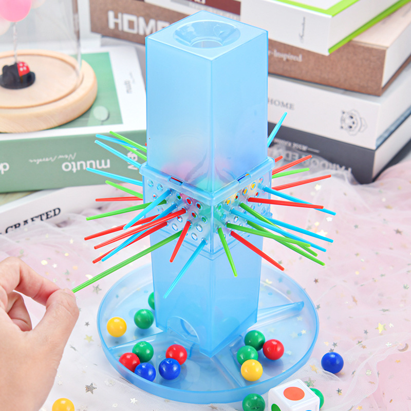 Children's Stick-pulling Game Competition Stick-inserting Stick-removing Stick Balance Parent-child Interactive Party Early Education Bead-dropping Toy Gift - ShopShipShake