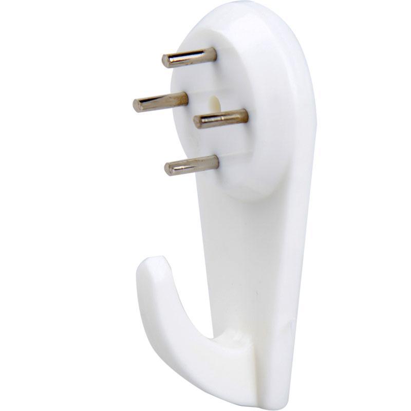 Thickened Solid ABS Plastic Hook Hanging Painting No Mark Nail No Mark Hook Photo Frame Wall Nail Dark Hanging Invisible Hanging Nail Hook