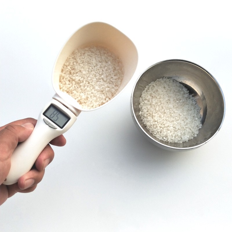 Cat food dog food electronic weighing spoon feeding measuring spoon scale shovel scientific feeding quantitative diet pet measuring cup