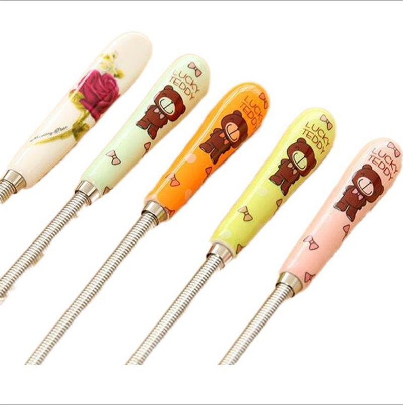 Bear ceramic handle stainless steel compact manual egg beater eggshell beater cake biscuit baking mixer