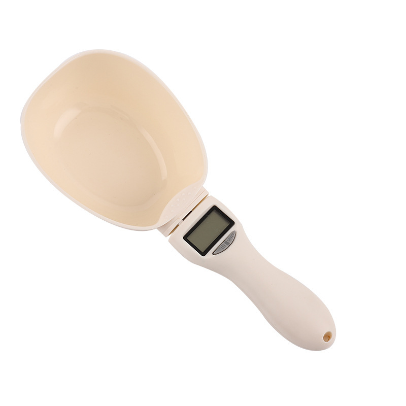 Cross-border household pet electronic measuring spoon scale 800g handle spoon scale large spoon nutrition scale mini supplementary dog food scale