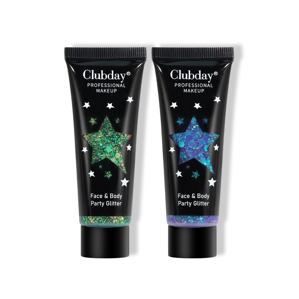 Cross-border beauty explosive gel liquid sequins body eye shadow foreign trade Christmas makeup chameleon hose eye shadow