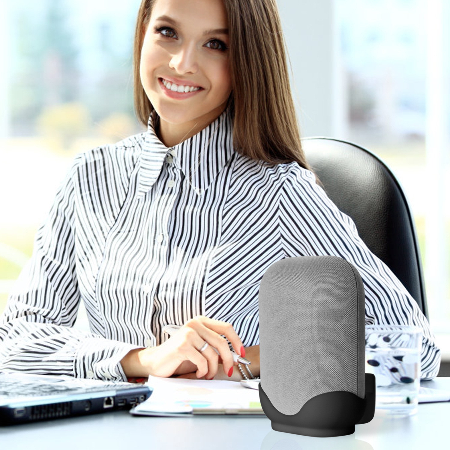 google-nest-audio-acrylic-desk-wall-speaker-storage-rack-abs-material-durable-strong-storage-line-management-sound-speaker-stand