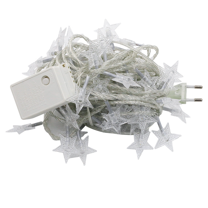 LED Star string lights battery USB colored lights flashing lights room wedding window Christmas lights holiday decoration string lights wholesale