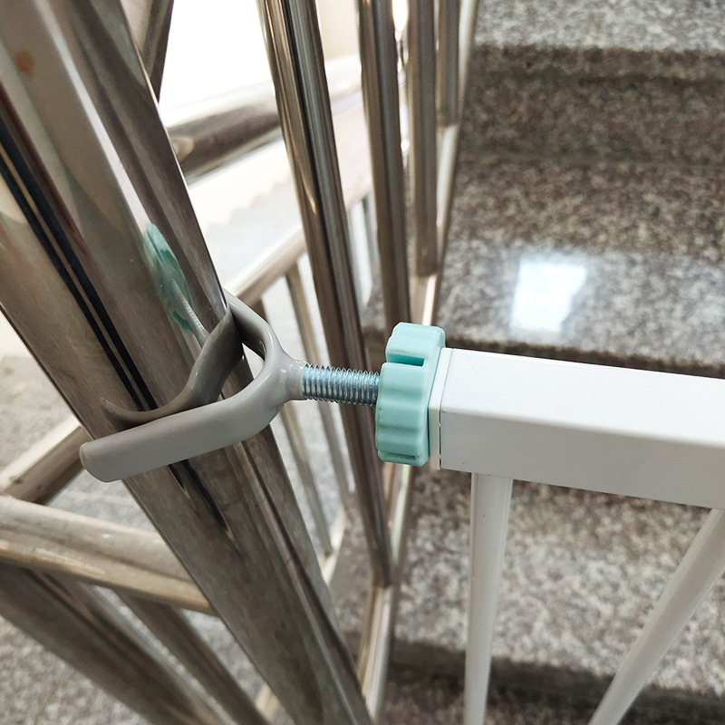 Pet dog isolation fence baby child safety door guardrail indoor fence stairway Y-shaped top Bolt accessories
