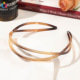 PC oval headband-tortoiseshell coffee