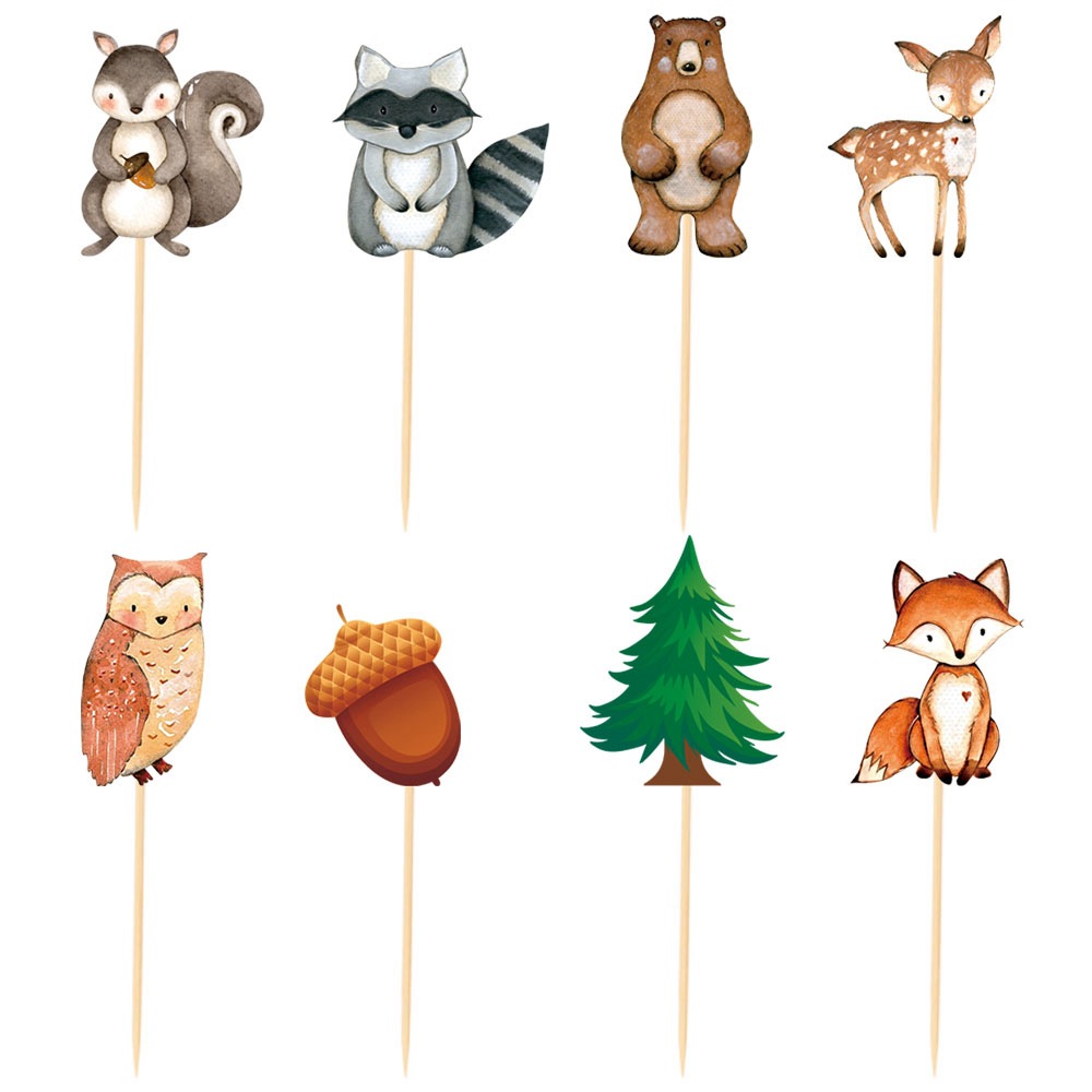 Amazon Hot Sale Forest Theme Birthday Vase Plugin baby shower Birthday Party Decorative Card