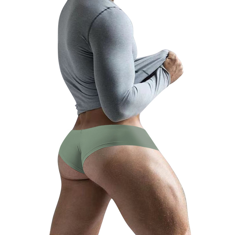 ADANNU Men's Underwear Modal Fabric Comfortable Breathable Low Waist Sexy Briefs Fashionable Quick-drying Large Bag