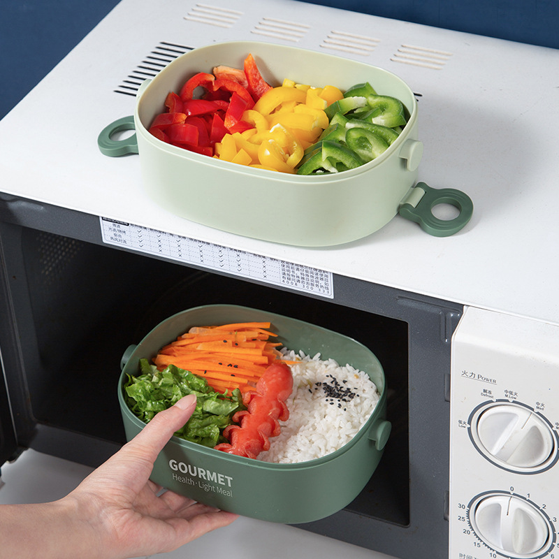 New Student Canteen Lunch Box Large-capacity Multi-layer Portable Lunch Box for Office workers Microwave Heating Lunch Box