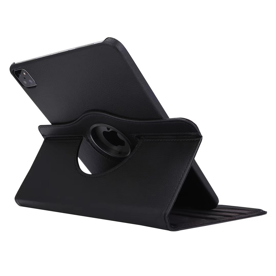 2020air4 10.9保護套360度旋轉適用蘋果ipad234皮套pro11荔枝紋殼