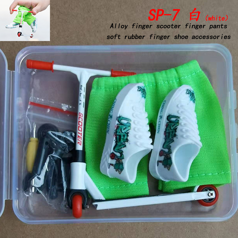 Alloy Finger Scooter Alloy Finger Scooter + Finger pants + Finger shoes Amazon toy
