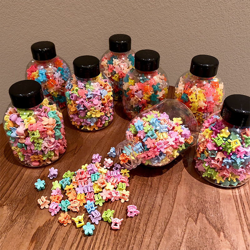 Horquilla rota de 100 flequillo para niña, horquilla pequeña para bebé, pinza para el pelo, mini horquilla, accesorios para el cabello para niños, tocados_voghion.com
