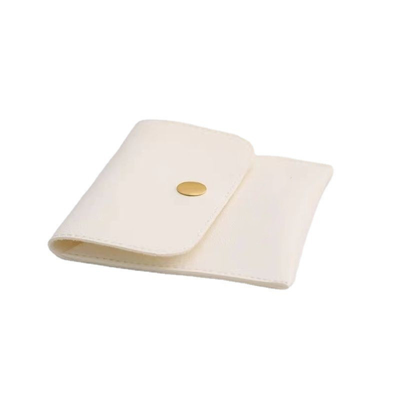 Super fiber jewelry Buckle Bag necklace clip ear studs storage anti-oxidation jewelry bag suit