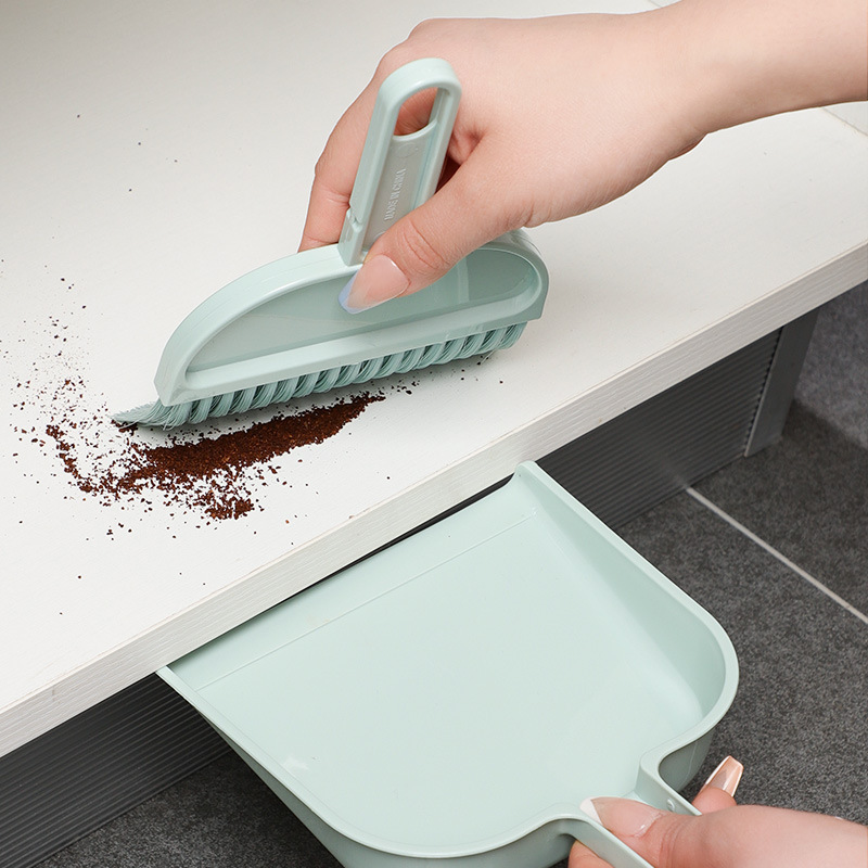 Desktop broom dustpan suit PCs children's pet cleaning small broom student mini broom dustpan combination