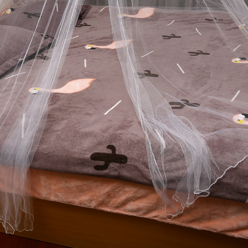 Princess mosquito net large round top single door mosquito net court ceiling round tent double dome mosquito net manufacturer