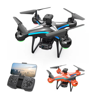AE11 Elf Unmanned Aerial Vehicle Upgrade Dual-camera HD Aerial Quadcopter with Light Remote Control Aircraft Cross-Border