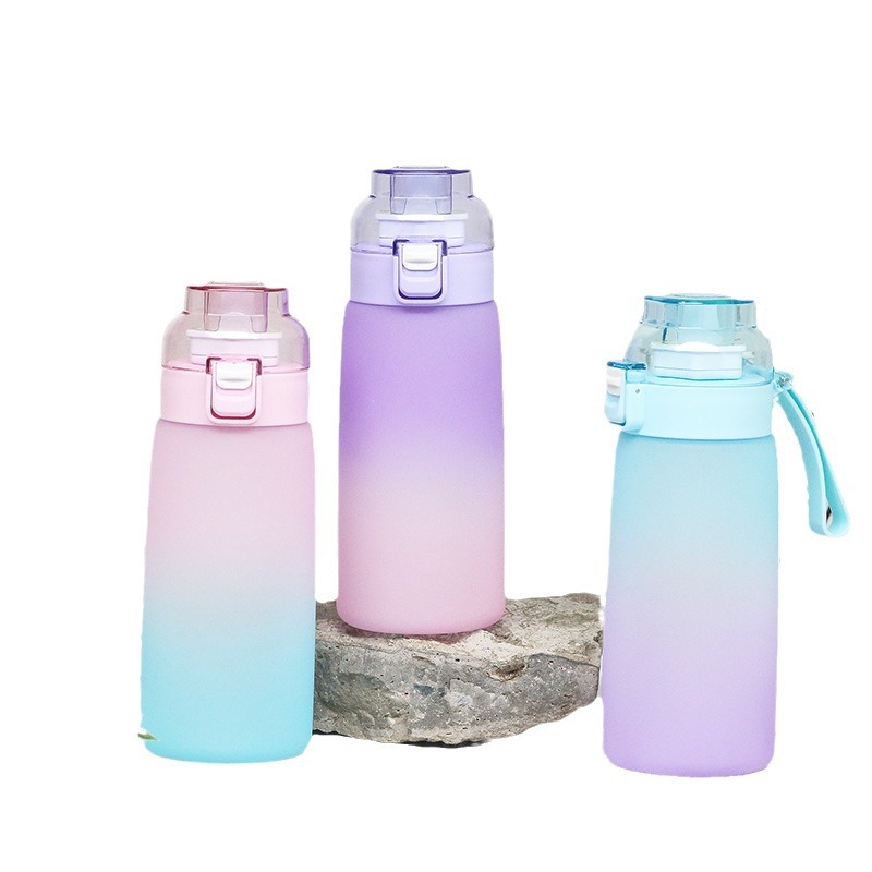 Cross-border Fragrance Ring Various Fruit Taste Cup Internet Celebrity Drinking Water Artifact Two-color Fragrance Cup Gradient Fragrance Cup