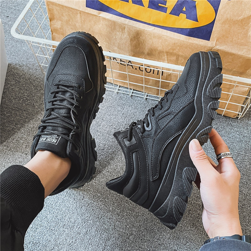Men's shoes 2024 new spring labor protection construction site work waterproof non-slip wear-resistant sports leisure tooling Martin fashion shoes