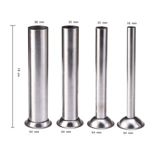Stainless Steel Large Four-Piece Sausage Machine Set, Special Stainless Steel Sausage Machine Small Four-Piece Set, Stainless Steel 5.3 Caps