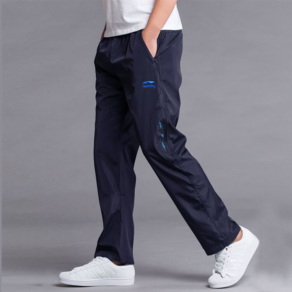 Spring and Autumn sports pants men's summer men's casual trousers work pants straight loose sweatpants outdoor running pants men