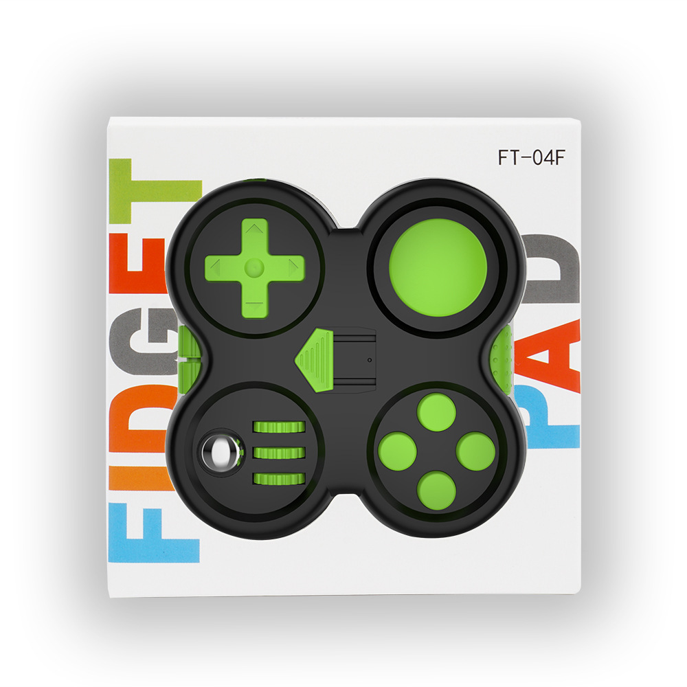 FT04F four leaf decompression handle Rubik's Cube Fidget pad decompression toy set bubble music decompression Rubik's Cube