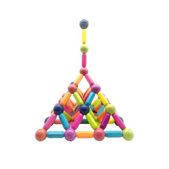 Strong magnetic large magnetic stick children's educational early education toys for boys and girls baby cross-border magnetic stick building blocks wholesale